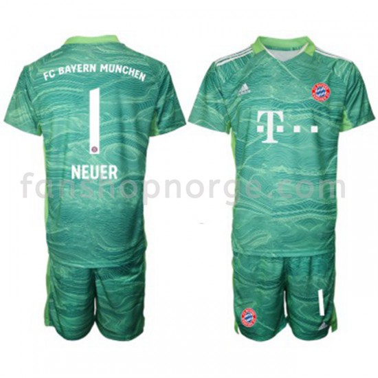 Billige Fotballdrakter FC Bayern München Keeper Manuel Neuer 1 Barn Tredjedrakt 2021-2022 Kortermet
