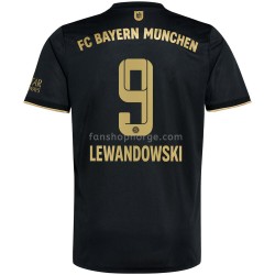 Billige Fotballdrakter FC Bayern München Robert Lewandowski 9 Bortedrakt 2021-2022 Kortermet