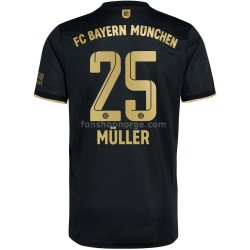 Billige Fotballdrakter FC Bayern München Thomas Muller 25 Bortedrakt 2021-2022 Kortermet