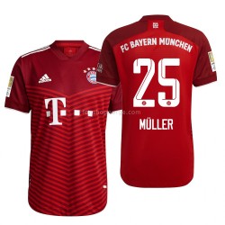 Billige Fotballdrakter FC Bayern München Thomas Muller 25 Hjemmedrakt 2021-2022 Kortermet