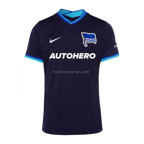 Billige Fotballdrakter Hertha BSC Berlin Bortedrakt 2021-2022 Kortermet