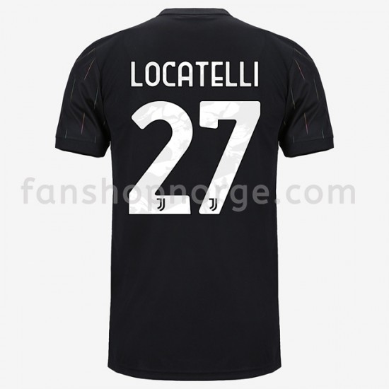 Billige Fotballdrakter Juventus Manuel Locatelli 27 Bortedrakt 2021-2022 Kortermet
