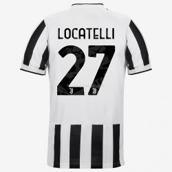 Billige Fotballdrakter Juventus Manuel Locatelli 27 Hjemmedrakt 2021-2022 Kortermet