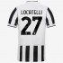 Billige Fotballdrakter Juventus Manuel Locatelli 27 Hjemmedrakt 2021-2022 Kortermet