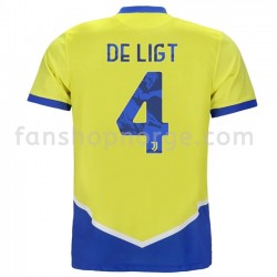 Billige Fotballdrakter Juventus Matthijs de Ligt 4 Tredjedrakt 2021-2022 Kortermet