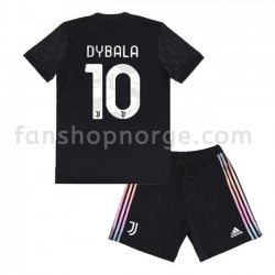 Billige Fotballdrakter Juventus Paulo Dybala 10 Barn Bortedrakt 2021-2022 Kortermet