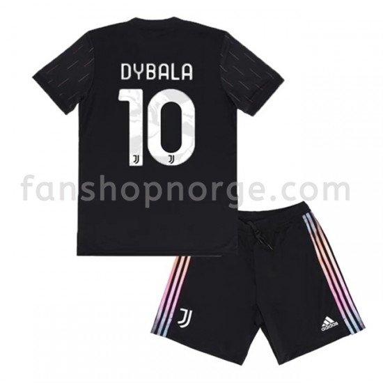 Billige Fotballdrakter Juventus Paulo Dybala 10 Barn Bortedrakt 2021-2022 Kortermet