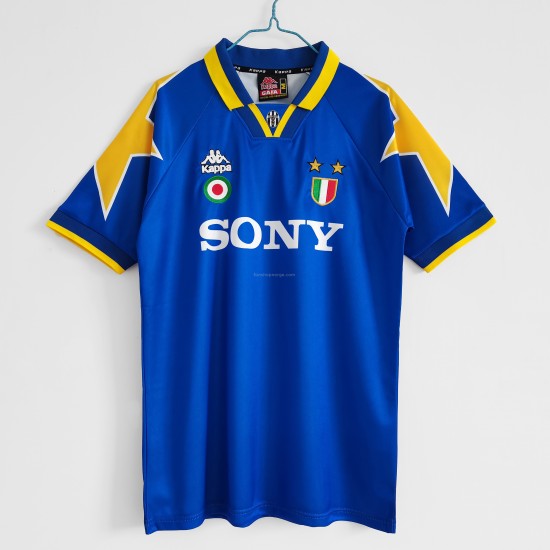 Billige Fotballdrakter Juventus Retro Bortedrakt 1995-1996 Kortermet