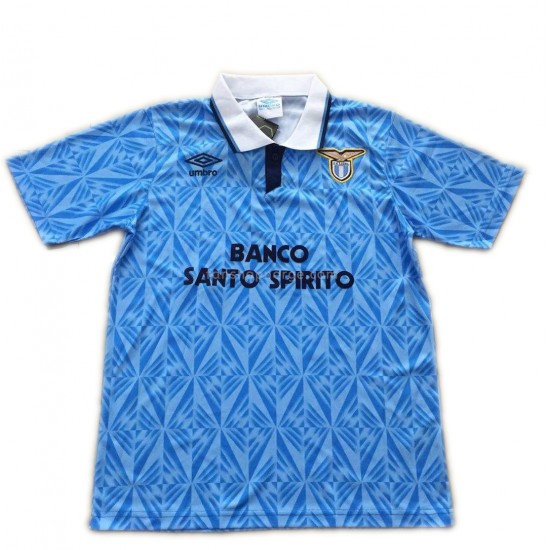 Billige Fotballdrakter SS Lazio Retro Hjemmedrakt 1991 Kortermet