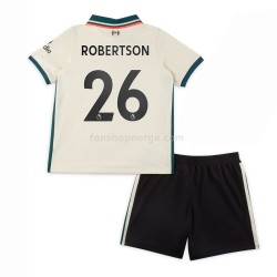 Billige Fotballdrakter Liverpool Andrew Robertson 26 Barn Bortedrakt 2021-2022 Kortermet