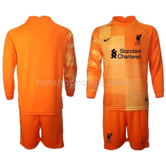 Billige Fotballdrakter Liverpool Keeper Barn Fjerdedrakt 2021-2022 Langermet