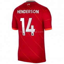 Billige Fotballdrakter Liverpool Jordan Henderson 14 Hjemmedrakt 2021-2022 Kortermet