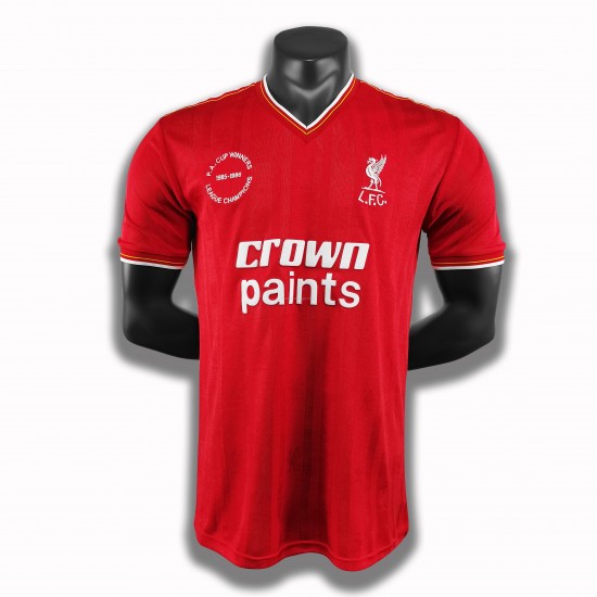 Billige Fotballdrakter Liverpool Retro Hjemmedrakt 1985-1986 Kortermet