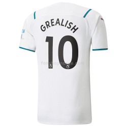 Billige Fotballdrakter Manchester City Jack Grealish 10 Bortedrakt 2021-2022 Kortermet