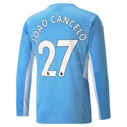 Billige Fotballdrakter Manchester City Joao Cancelo 27 Hjemmedrakt 2021-2022 Langermet