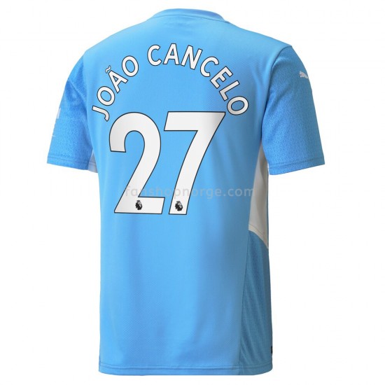 Billige Fotballdrakter Manchester City Joao Cancelo 27 Hjemmedrakt 2021-2022 Kortermet