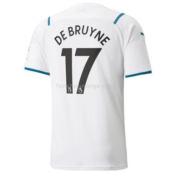 Billige Fotballdrakter Manchester City Kevin De Bruyne 17 Bortedrakt 2021-2022 Kortermet