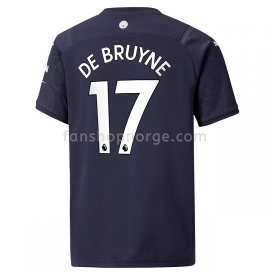 Billige Fotballdrakter Manchester City Kevin De Bruyne 17 Tredjedrakt 2021-2022 Kortermet