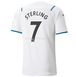 Billige Fotballdrakter Manchester City Raheem Sterling 7 Bortedrakt 2021-2022 Kortermet