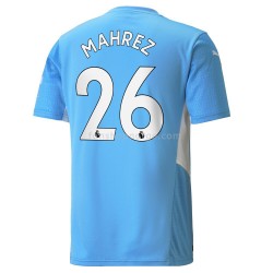 Billige Fotballdrakter Manchester City Riyad Mahrez 26 Hjemmedrakt 2021-2022 Kortermet