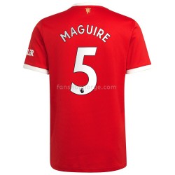 Billige Fotballdrakter Manchester United Harry Maguire 5 Hjemmedrakt 2021-2022 Kortermet