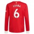 Billige Fotballdrakter Manchester United Paul Pogba 6 Hjemmedrakt 2021-2022 Langermet