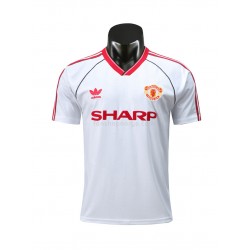 Billige Fotballdrakter Manchester United Retro Bortedrakt 1988 Kortermet