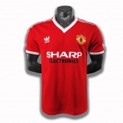 Billige Fotballdrakter Manchester United Retro Hjemmedrakt 1983 Kortermet