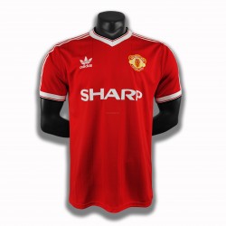 Billige Fotballdrakter Manchester United Retro Hjemmedrakt 1984 Kortermet