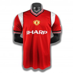 Billige Fotballdrakter Manchester United Retro Hjemmedrakt 1985 Kortermet