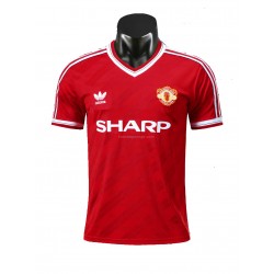 Billige Fotballdrakter Manchester United Retro Hjemmedrakt 1986 Kortermet