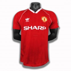 Billige Fotballdrakter Manchester United Retro Hjemmedrakt 1988 Kortermet