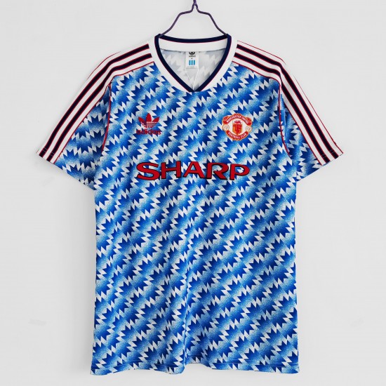Billige Fotballdrakter Manchester United Retro Hjemmedrakt 1992 Kortermet