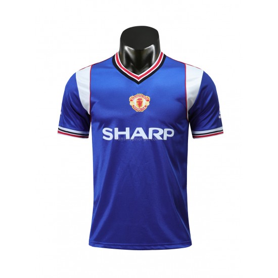 Billige Fotballdrakter Manchester United Retro Tredjedrakt 1985 Kortermet