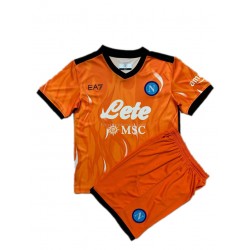 Billige Fotballdrakter SSC Napoli Keeper Barn Tredjedrakt 2021-2022 Kortermet