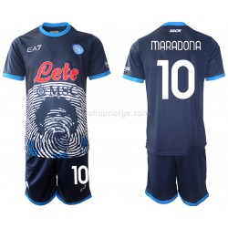 Billige Fotballdrakter SSC SSC Napoli Diego Maradona 10 Special 2 Barn Hjemmedrakt 2021-2022 Kortermet