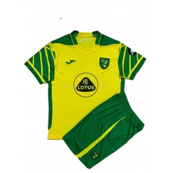 Billige Fotballdrakter Norwich City Barn Hjemmedrakt 2021-2022 Kortermet