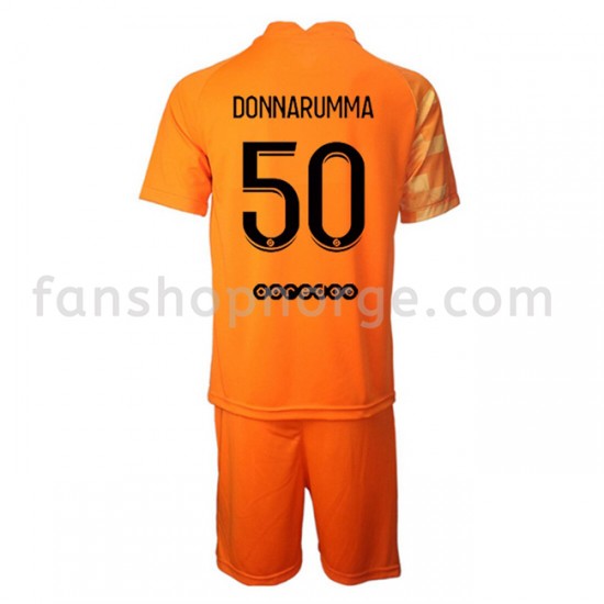 Billige Fotballdrakter Paris Saint-Germain Keeper Gianluigi Donnarumma 50 Barn Hjemmedrakt 2021-2022 Kortermet