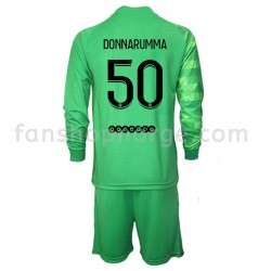 Billige Fotballdrakter Paris Saint-Germain Keeper Gianluigi Donnarumma 50 Barn Tredjedrakt 2021-2022 Langermet