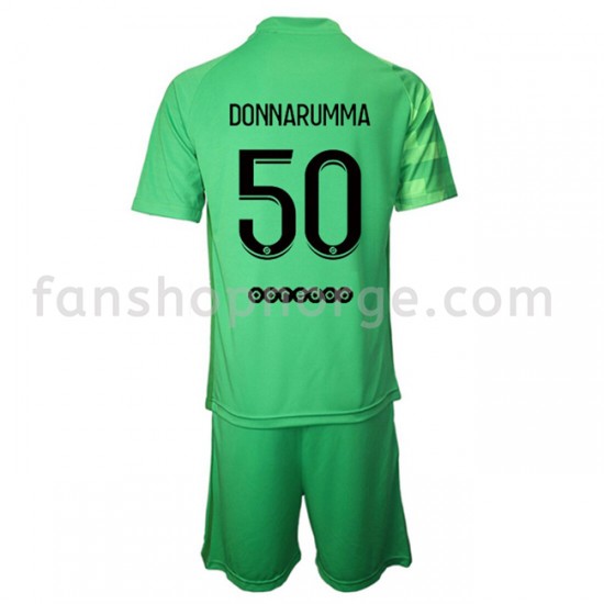 Billige Fotballdrakter Paris Saint-Germain Keeper Gianluigi Donnarumma 50 Barn Tredjedrakt 2021-2022 Kortermet