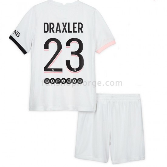 Billige Fotballdrakter Paris Saint-Germain Julian Draxler 23 Barn Bortedrakt 2021-2022 Kortermet