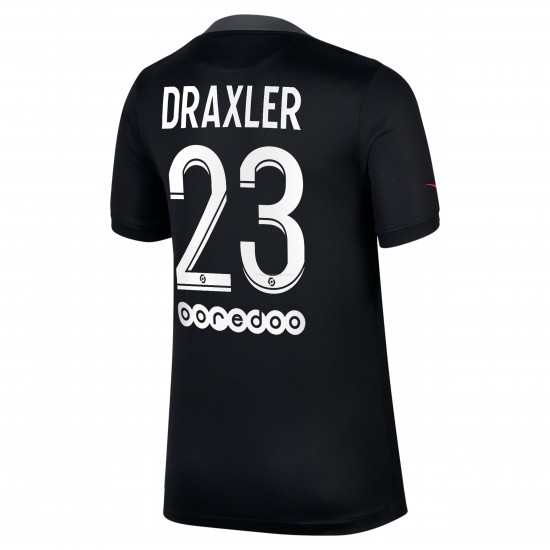 Billige Fotballdrakter Paris Saint-Germain Julian Draxler 23 Tredjedrakt 2021-2022 Kortermet