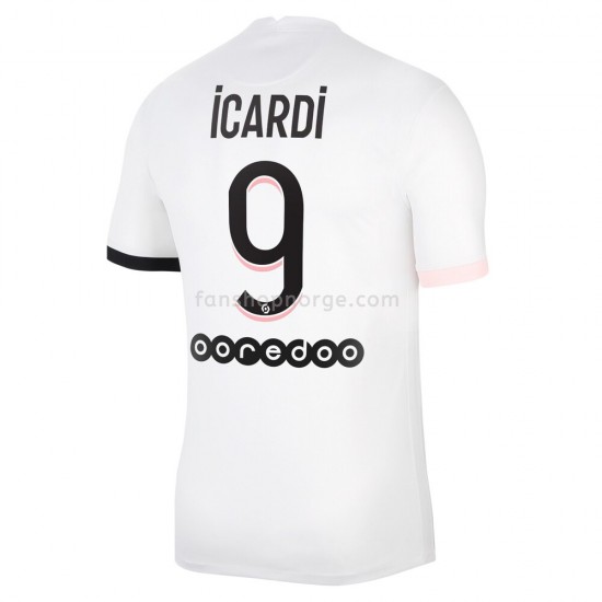 Billige Fotballdrakter Paris Saint-Germain Mauro Icardi 9 Bortedrakt 2021-2022 Kortermet