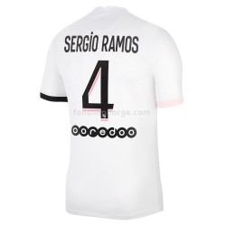 Billige Fotballdrakter Paris Saint-Germain Sergio Ramos 4 Bortedrakt 2021-2022 Kortermet
