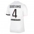 Billige Fotballdrakter Paris Saint-Germain Sergio Ramos 4 Bortedrakt 2021-2022 Kortermet