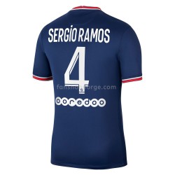 Billige Fotballdrakter Paris Saint-Germain Sergio Ramos 4 Hjemmedrakt 2021-2022 Kortermet