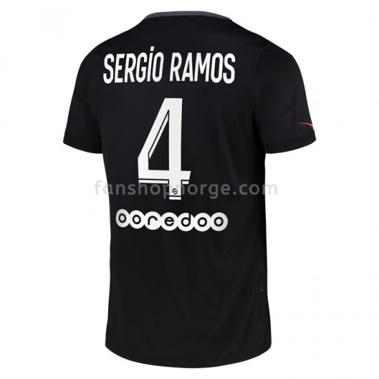 Billige Fotballdrakter Paris Saint-Germain Sergio Ramos 4 Tredjedrakt 2021-2022 Kortermet