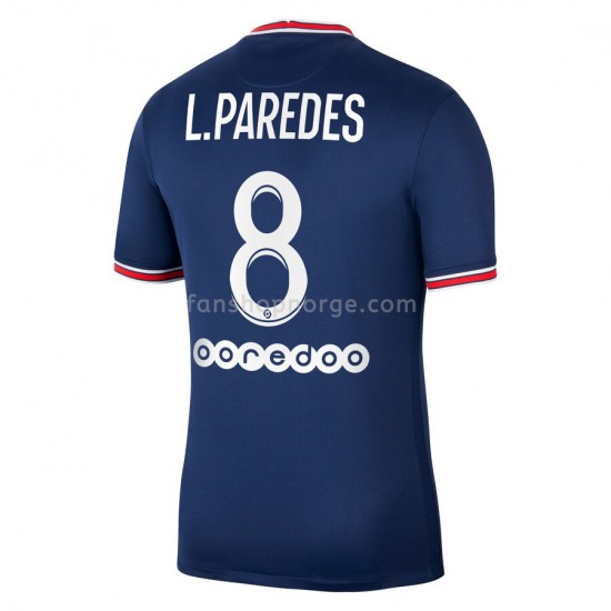 Billige Fotballdrakter Paris Saint-Germain PSG Leandro Paredes 8 Hjemmedrakt 2021-2022 Kortermet
