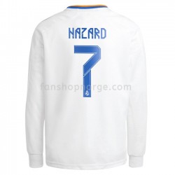 Billige Fotballdrakter Real Madrid Eden Hazard 7 Hjemmedrakt 2021-2022 Langermet