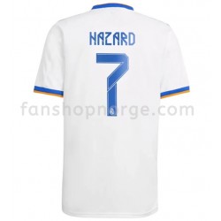 Billige Fotballdrakter Real Madrid Eden Hazard 7 Hjemmedrakt 2021-2022 Kortermet